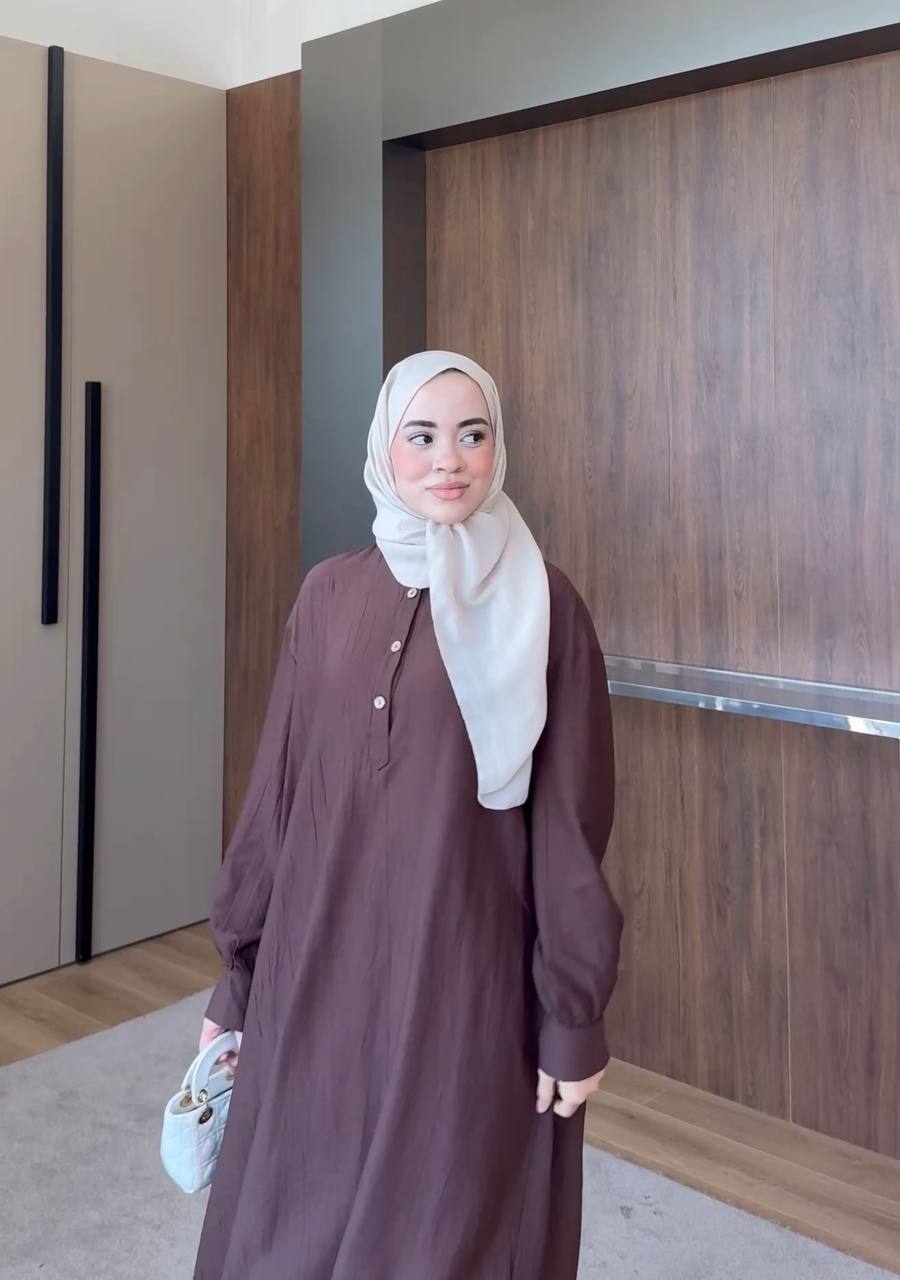 Premium Modal Modest Co-Ord Set – Long Shirt & Wide Leg Trousers