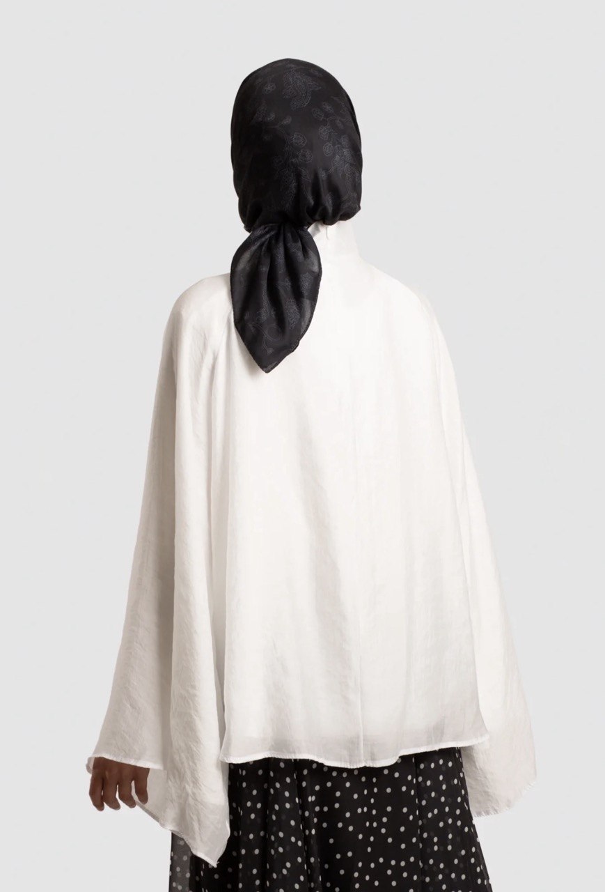 Premium Tencel High Neck Blouse