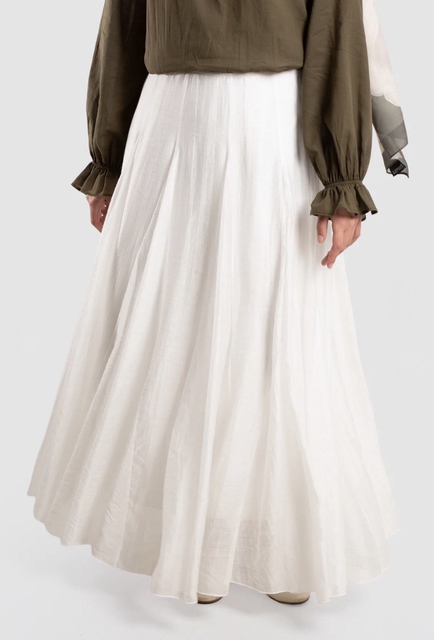 Flowy Tencel Maxi Skirt