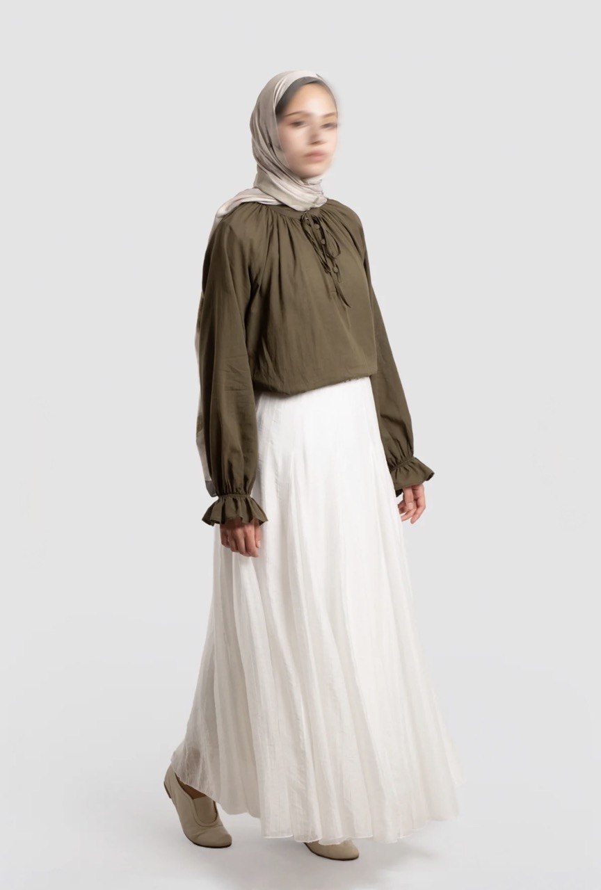 Flowy Tencel Maxi Skirt