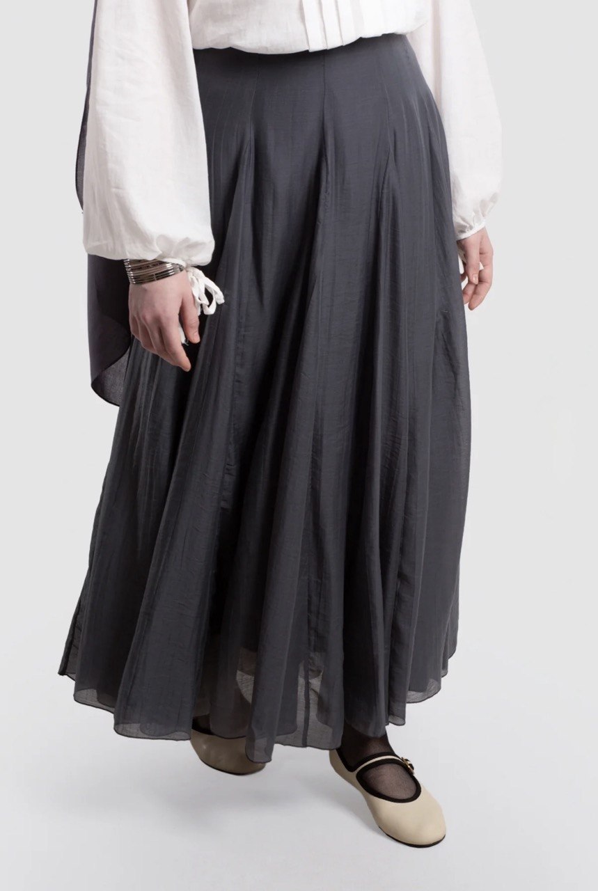 Flowy Tencel Maxi Skirt